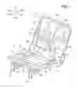 Fig. 02 - Vehicle seat attached to floor of vehicle via rail device and coupling device