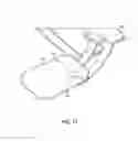 Fig. 07 - Stowage module mounted tray table with arced deployment motion