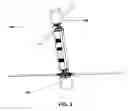 Fig. 09 - Vertically oriented tube-launchable rotary wing aircraft having respective rotors at opposite ends of main body