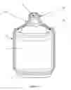 Fig. 04 - Bottle outer cover/liner for separating clean water/liquid and blocking off contaminants on outside surfaces while transferring the clean water/liquid from within the bottle into a reservoir or dispenser and keeping the contaminates away from the ambient environment during storage of use