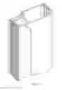 Fig. 22 - Extendable extruded door frame
