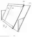 Fig. 08 - Rain shield for single and double hung windows