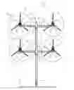 Fig. 01 - Control system having local and central controllers for wind turbine system having multiple rotors