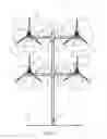 Fig. 02 - Control system having local and central controllers for wind turbine system having multiple rotors