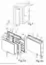Fig. 02 - Door comprising a door frame and a recessed handle element, and a domestic refrigeration appliance comprising such a door