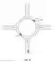 Fig. 43 - Traffic circle identification system and method