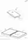 Fig. 01 - Foldable display device with interactable user interface surface on the external shell