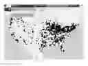 Fig. 02 - Map based graphical user interface for identifying sales targets and determining sales potential