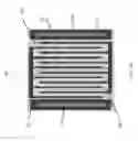 Fig. 05 - Lamb acoustic wave resonator and filter with self-aligned cavity via