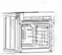 Fig. 01 - Side wire rack fixing device for a cooking appliance with microwave heating function