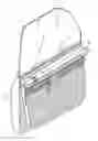 Fig. 01 - Padding and/or expandable armrest integrated into upper door of vehicle