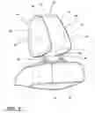 Fig. 03 - Head restraint with hidden storage receptacles