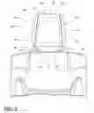 Fig. 04 - Head restraint with hidden storage receptacles