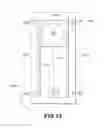 Fig. 19 - Mounting structure with storable transport system
