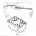 Fig. 07 - Bin and lid locking bands and methods of using the same