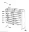 Fig. 01 - Cordless window blinds with electromagnets to control raising, lowering, and tilt of slats
