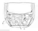 Fig. 01 - Engine cover having snap latch