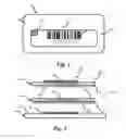 Fig. 02 - TWO-PLY LABEL SIMULTANEOUSLY CONCEALING DATA AND DISPLAYING DATA