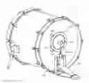Fig. 01 - PERCUSSION INSTRUMENT, DRUMHEAD FOR PERCUSSION INSTRUMENT, MOLD FOR MANUFACTURE OF DRUMHEAD, AND MANUFACTURING METHOD OF DRUMHEAD