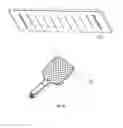 Fig. 07 - Pressed generator, remote control signal transmitter, remote control device and shower equipped with pressed generator