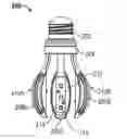 Fig. 01 - Integrated networking equipment and diversity antenna in light bulb
