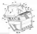 Fig. 02 - Cooking grill with electrical component protection
