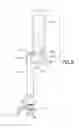 Fig. 10 - Apparatus and method for percutaneously extending an existing spinal construct