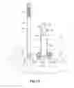 Fig. 19 - Apparatus and method for percutaneously extending an existing spinal construct