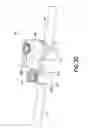 Fig. 32 - Apparatus and method for percutaneously extending an existing spinal construct