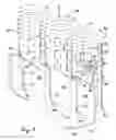 Fig. 10 - Inlet device for separating phases of a liquid stream in a vessel and method involving same