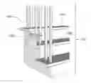 Fig. 01 - System to deter external climbing of open stairs