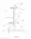Fig. 14 - System to deter external climbing of open stairs