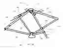 Fig. 13 - Collapsible canopy with a self locking central lock