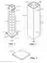 Fig. 02 - Railing support post with threaded receivers