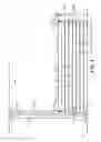 Fig. 07 - Railing support post with threaded receivers