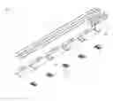 Fig. 01 - Overhead mounting system and attachments