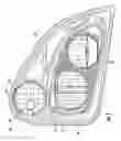 Fig. 02 - Modular headlamp assembly having a high beam module