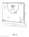 Fig. 09 - Multi-function thermostat with event schedule controls