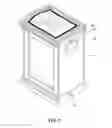 Fig. 03 - Table cabinet having reversible power socket