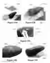 Fig. 11 - Article with UV radiation curable material adhered to textile and method of making the same