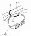 Fig. 01 - Attachment for swimming goggles