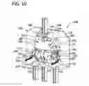 Fig. 09 - Method of treating a web using an apparatus having a center bearer ring