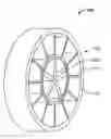 Fig. 01 - Flanged tire and wheel assembly