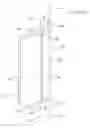 Fig. 01 - Air register with folding vanes and cooperating wall flaps