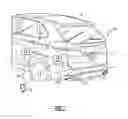 Fig. 02 - Vehicle including video projector mounted to lift gate or roof