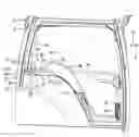 Fig. 01 - WIRE ROUTING SYSTEM FOR A WORK VEHICLE