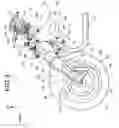 Fig. 04 - Handle lock structure for saddled vehicle