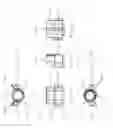 Fig. 09 - Pullout faucet with mounting system