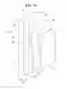 Fig. 10 - Display apparatus comprising a bracket including a side portion having an outer side surface entirely exposed to form an exterior side surface and a supporting portion extending inwardly from the side portion
