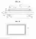 Fig. 11 - Display apparatus comprising a bracket including a side portion having an outer side surface entirely exposed to form an exterior side surface and a supporting portion extending inwardly from the side portion